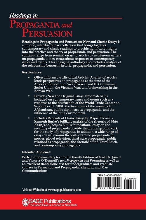 Produktbild: Readings in Propaganda and Persuasion