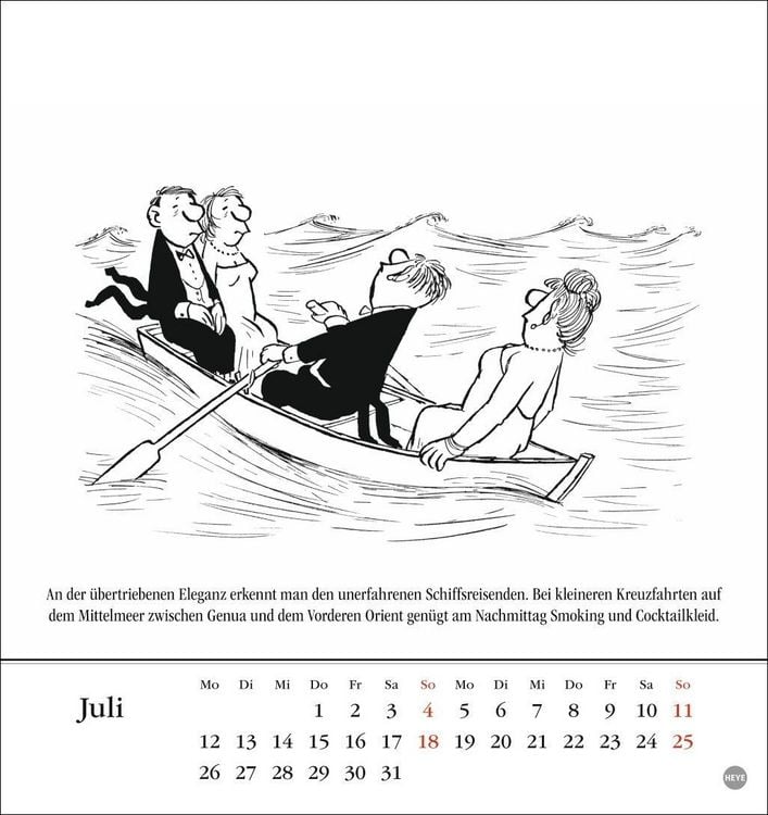 Produktbild: Loriot Postkartenkalender 2027