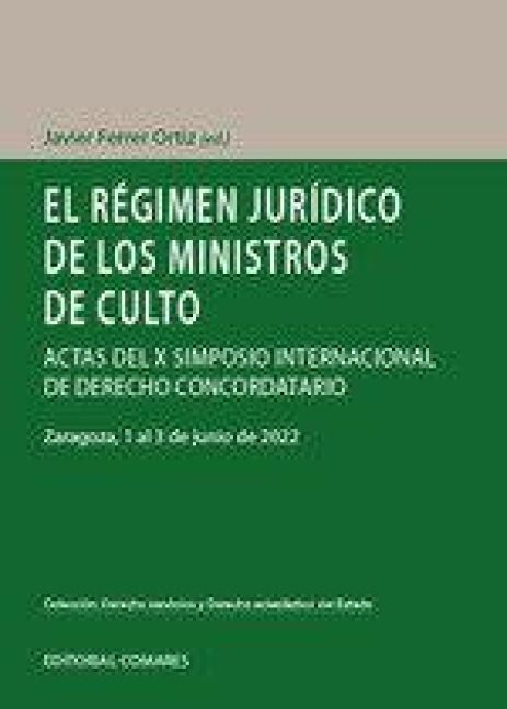 Produktbild: El r&eacute;gimen jur&iacute;dico de los ministros de culto