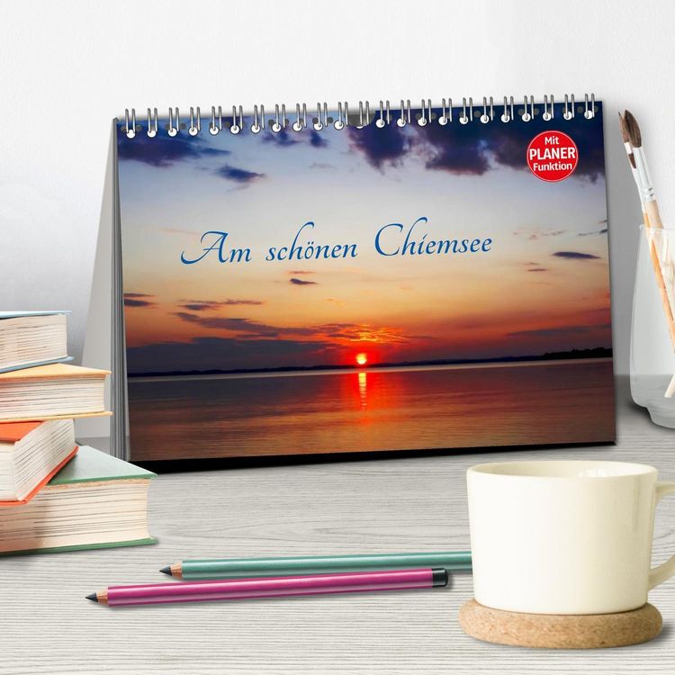 Produktbild: Am sch&ouml;nen Chiemsee (Tischkalender 2026 DIN A5 quer), CALVENDO Monatskalender