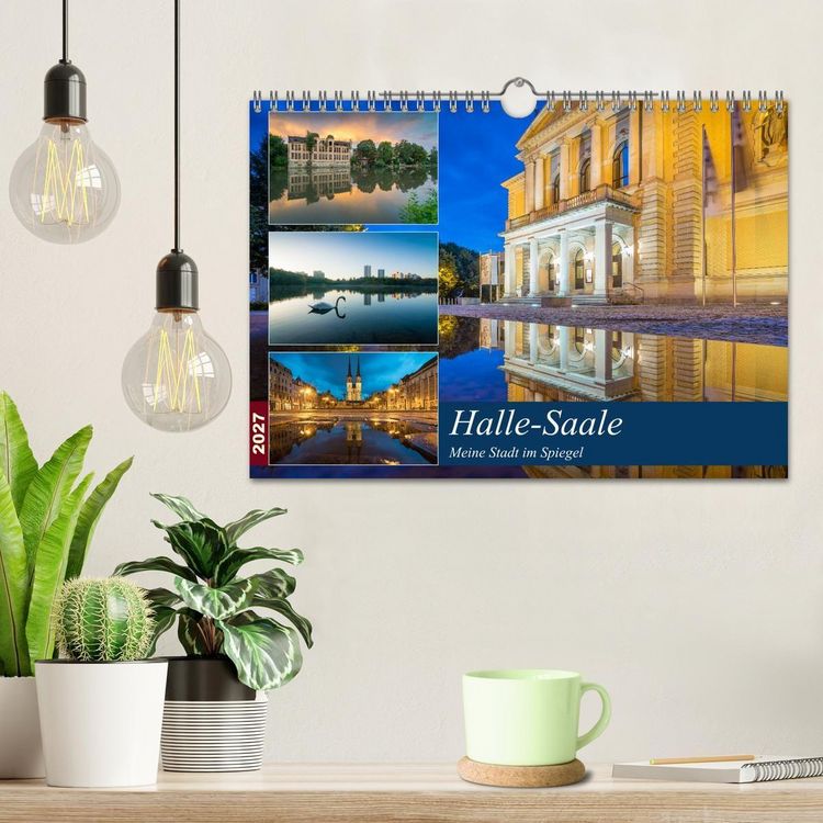 Produktbild: Halle-Saale - Meine Stadt im Spiegel (Wandkalender 2027 DIN A4 quer), CALVENDO Monatskalender