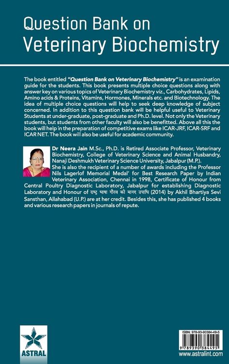 Produktbild: Question Bank on Veterinary Biochemistry