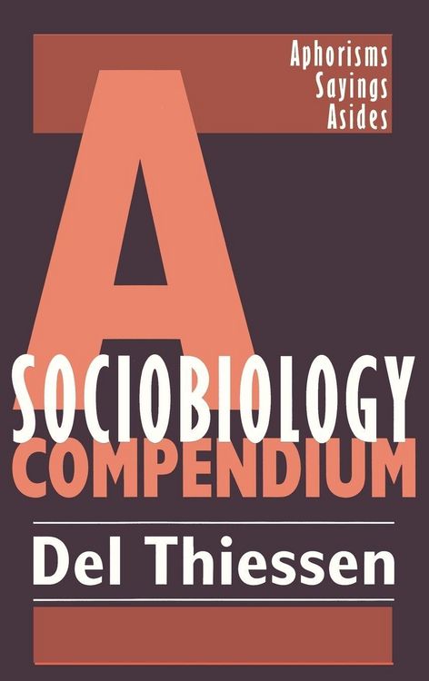 Produktbild: A Sociobiology Compendium