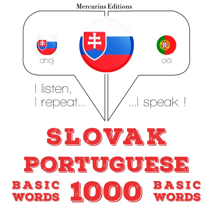 Produktbild: Slovensk&yacute; - portugalsk&aacute;: 1000 z&aacute;kladn&yacute;ch slov