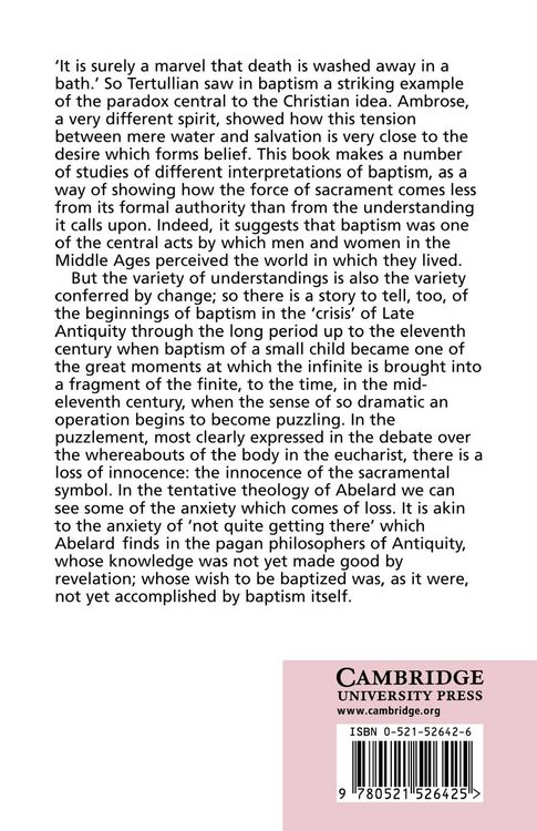 Produktbild: Baptism and Change in the Early Middle Ages, C.200 C.1150