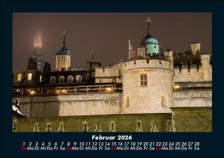 Produktbild: London 2026 Fotokalender DIN A5