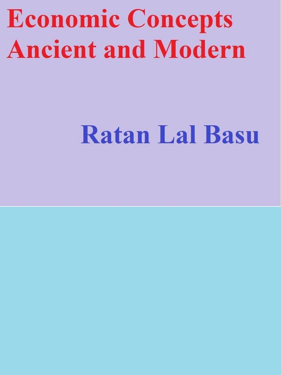 Produktbild: Economic Concepts Ancient and Modern
