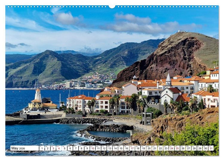Produktbild: Madeira island of eternal spring (High Quality Premium Wall Calendar 2026 DIN A2 landscape),CALVENDO 12 Month Wall Calendar