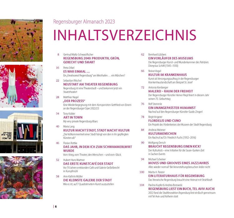 Produktbild: Regensburger Almanach 2023