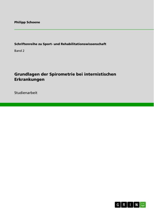 Produktbild: Grundlagen der Spirometrie bei internistischen Erkrankungen