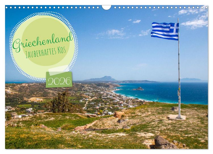 Produktbild: Griechenland - Zauberhaftes Kos (Wandkalender 2026 DIN A3 quer), CALVENDO Monatskalender