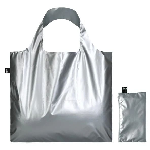 Produktbild: METALLIC Silberne Tasche mit Zipp-Tasche