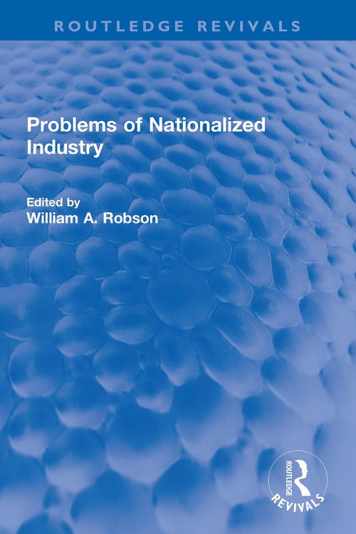 Produktbild: Problems of Nationalized Industry