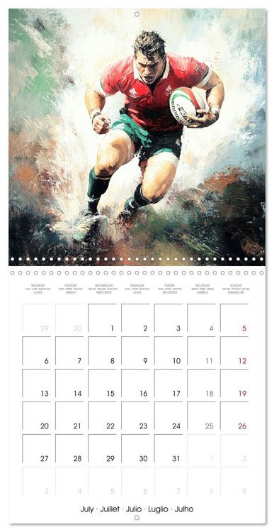 Produktbild: Canvas of Olympic Champions (Wall Calendar 2026 12 &times; 12 Inch) CALVENDO 12 Month Wall Calendar