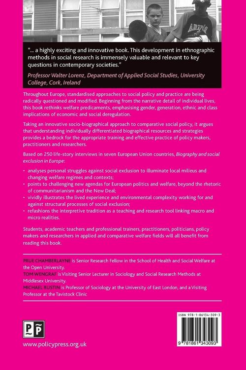 Produktbild: Biography and social exclusion in Europe