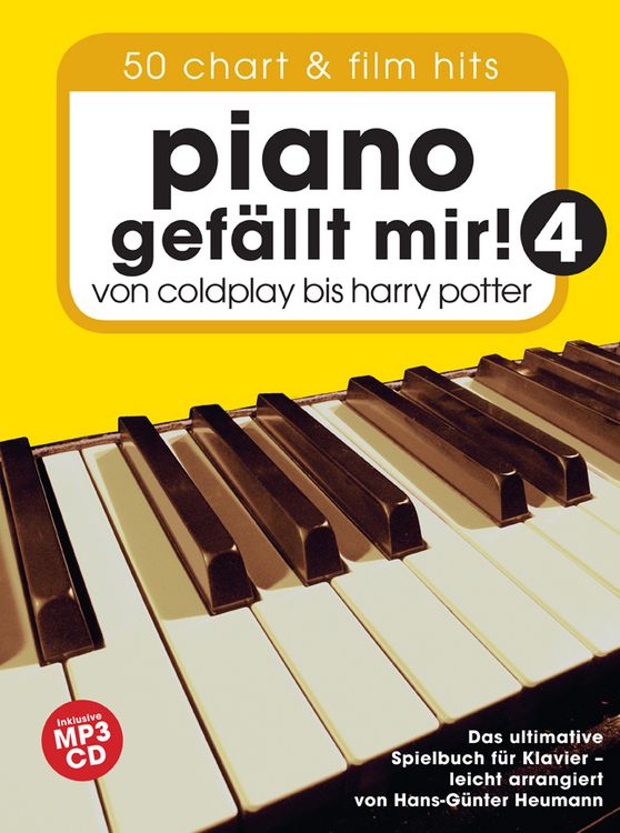 Produktbild: Piano gef&auml;llt mir! 50 Chart & Film Hits - Band 4 mit MP3 CD