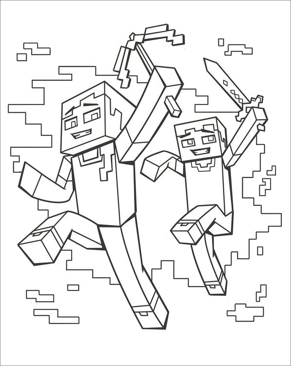 Produktbild: Malbuch f&uuml;r Minecrafter