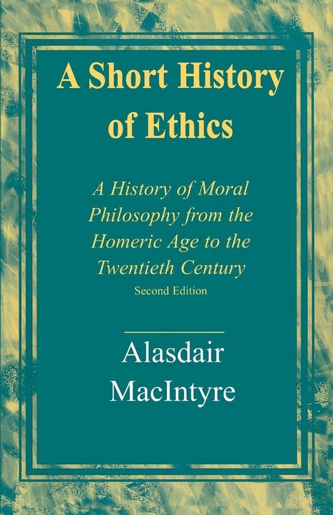 Produktbild: A Short History of Ethics