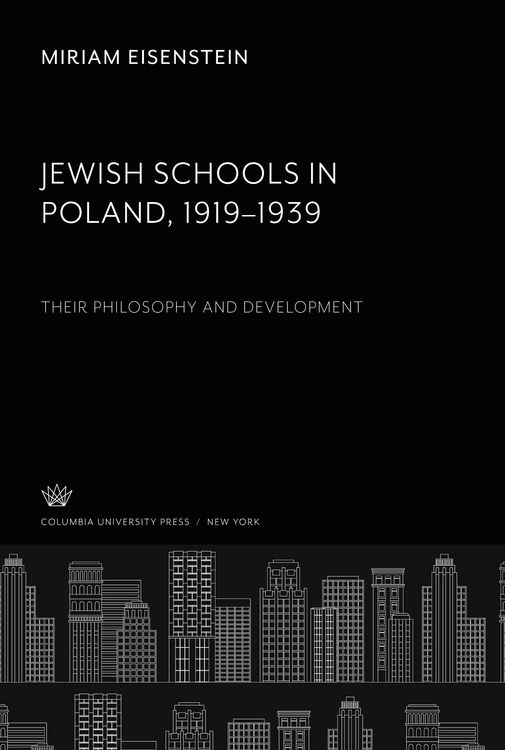 Produktbild: Jewish Schools in Poland, 1919-39