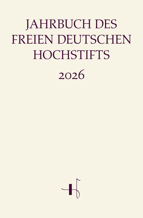 Produktbild: Jahrbuch des Freien Deutschen Hochstifts 2026