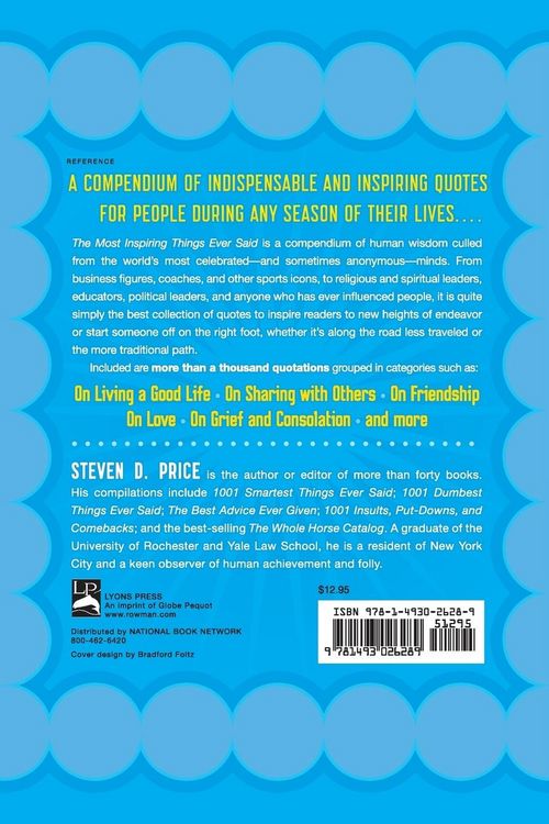 Produktbild: The Most Inspiring Things Ever Said