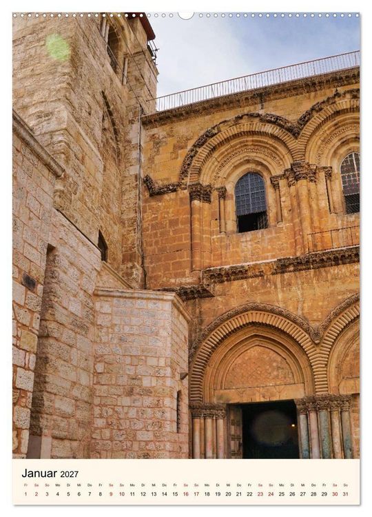 Produktbild: Kirche vom heiligen Grab in Jerusalem (Wandkalender 2027 DIN A2 hoch), CALVENDO Monatskalender