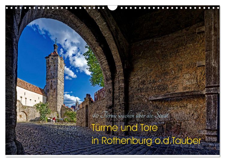 Produktbild: T&uuml;rme und Tore (Wandkalender 2026 DIN A3 quer), CALVENDO Monatskalender