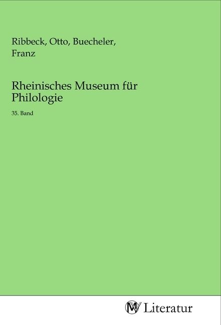 Produktbild: Rheinisches Museum f&uuml;r Philologie