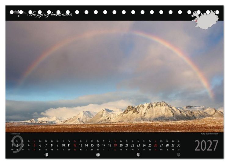 Produktbild: Island Blickwinkel 2027 (Tischkalender 2027 DIN A5 quer), CALVENDO Monatskalender