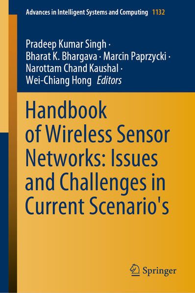Produktbild: Handbook of Wireless Sensor Networks: Issues and Challenges in Current Scenario's