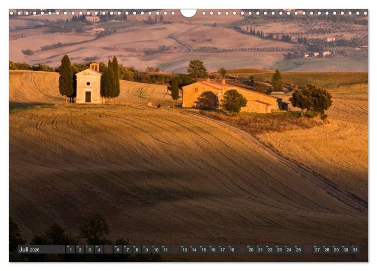 Produktbild: Toskana - mio amore (Wandkalender 2026 DIN A3 quer), CALVENDO Monatskalender