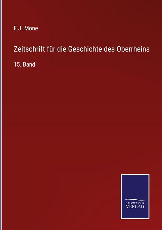 Produktbild: Zeitschrift f&uuml;r die Geschichte des Oberrheins