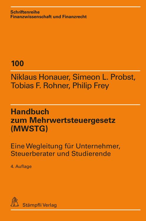 Produktbild: Handbuch zum Mehrwertsteuergesetz (MWSTG)