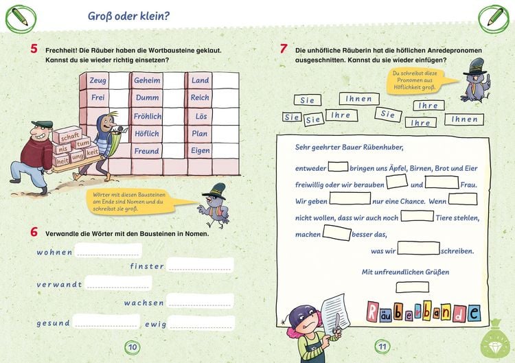 Produktbild: R&auml;uberdiktate 3./4. Klasse