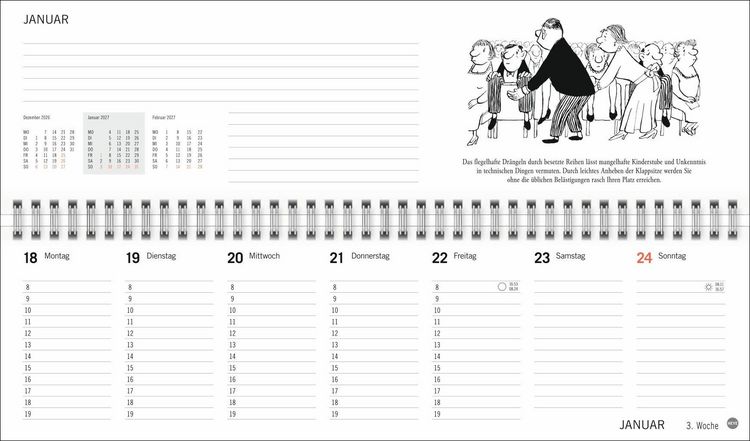 Produktbild: Loriot B&uuml;roplaner 2027