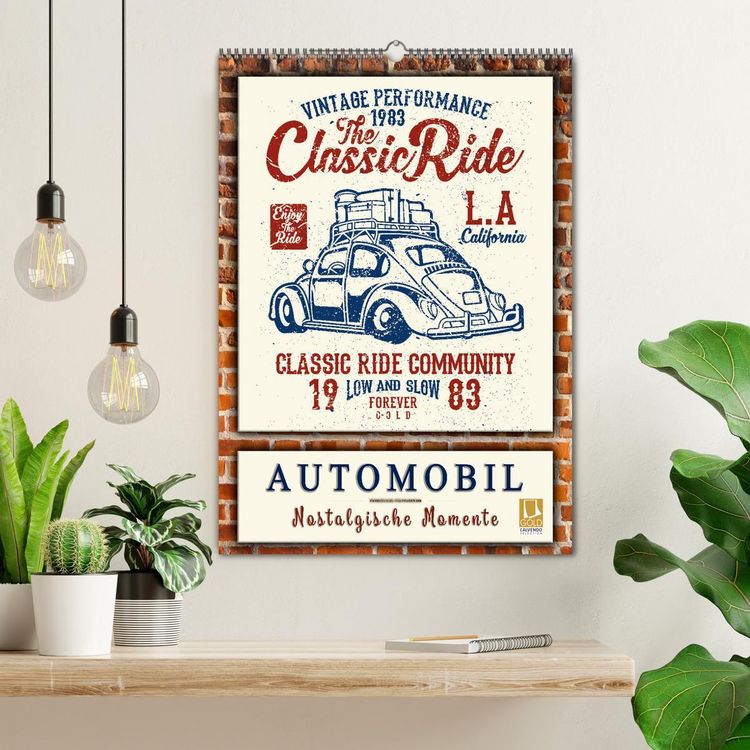 Produktbild: Automobil - nostalgische Momente (Wandkalender 2026 DIN A2 hoch), CALVENDO Monatskalender