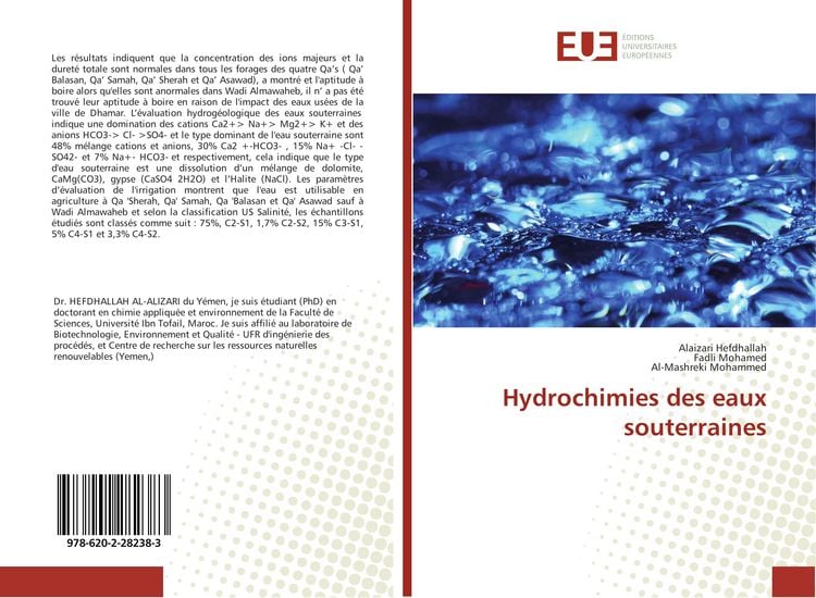 Produktbild: Hydrochimies des eaux souterraines