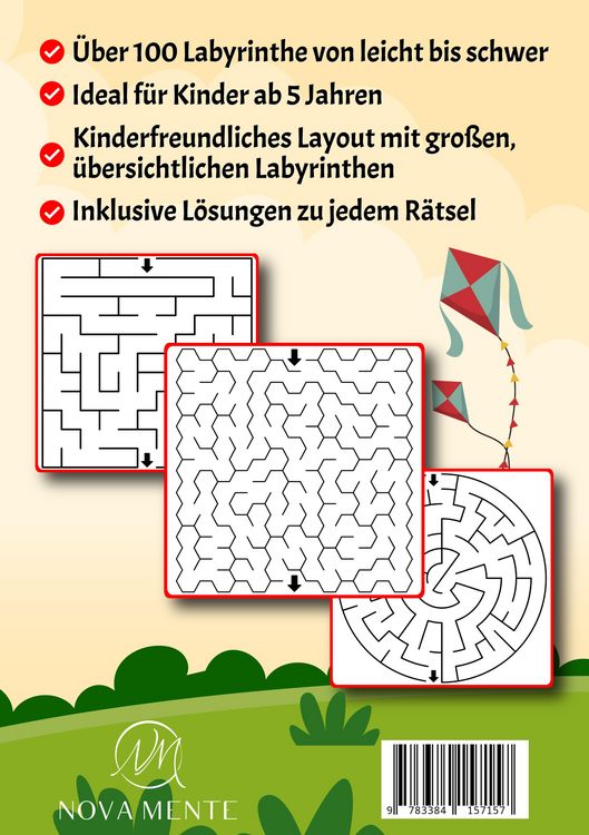 Produktbild: Labyrinthe f&uuml;r Kinder ab 5 Jahren - Band 7