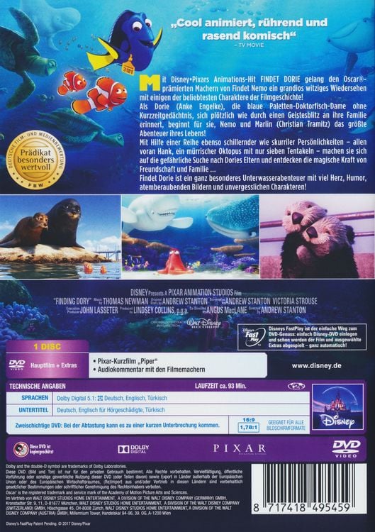 Produktbild: Findet Dorie