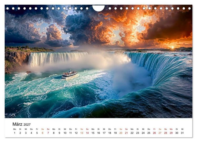 Produktbild: Kanada - zwischen Seen, Bergen und K&uuml;sten (Wandkalender 2027 DIN A4 quer), CALVENDO Monatskalender