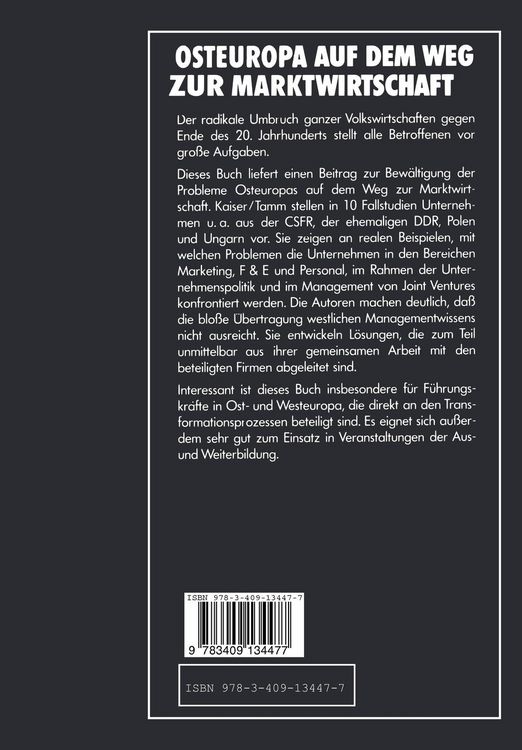 Produktbild: Osteuropa auf dem Weg zur Marktwirtschaft