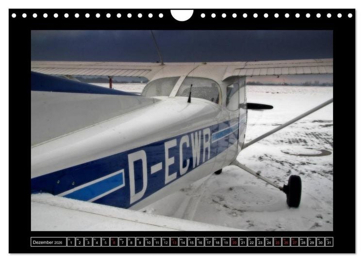 Produktbild: Farbe rund ums Flugzeug! (Wandkalender 2026 DIN A4 quer), CALVENDO Monatskalender