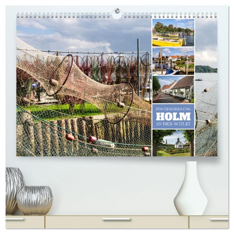 Produktbild: Fischersiedlung Holm an der Schlei (hochwertiger Premium Wandkalender 2026 DIN A2 quer), Kunstdruck in Hochglanz