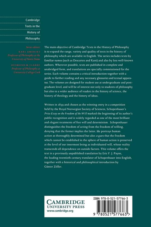 Produktbild: Prize Essay on the Freedom of the Will