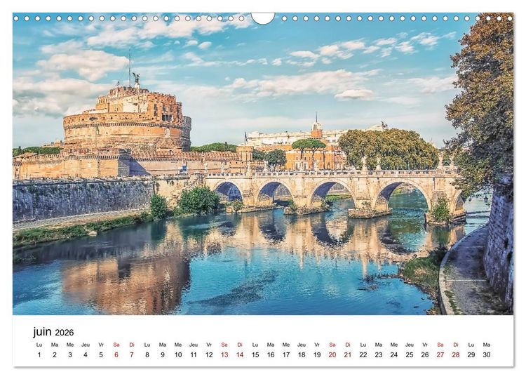 Produktbild: Rome, La Cit&eacute; &Eacute;ternelle (Calendrier mural 2026 DIN A3 vertical), CALVENDO calendrier mensuel