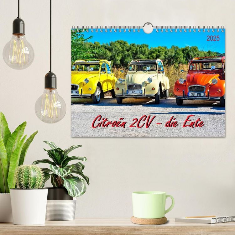 Produktbild: Citro&euml;n 2CV - die Ente (Wandkalender 2025 DIN A4 quer), CALVENDO Monatskalender