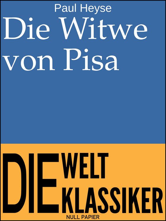 Produktbild: Die Witwe von Pisa
