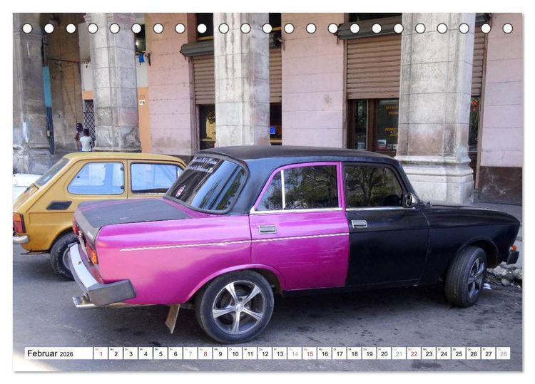 Produktbild: MOSKWITSCH - Auto-Legende der UdSSR (Tischkalender 2026 DIN A5 quer), CALVENDO Monatskalender