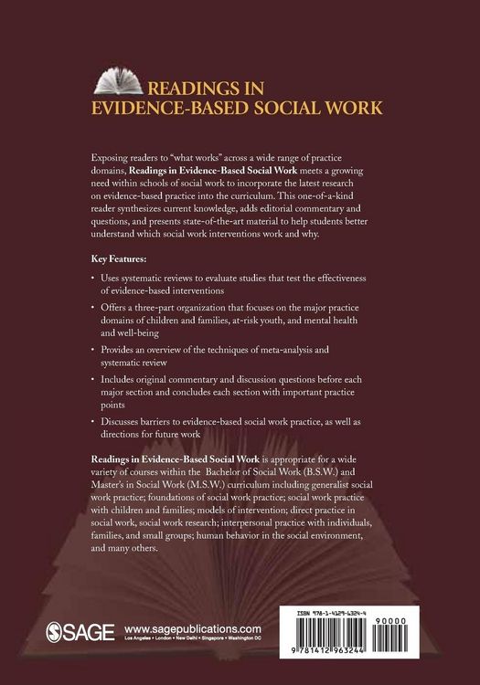 Produktbild: Readings in Evidence-Based Social Work