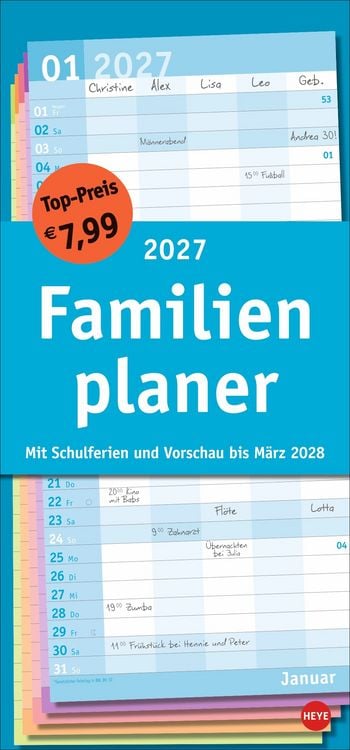 Produktbild: Basic Familienplaner 2027